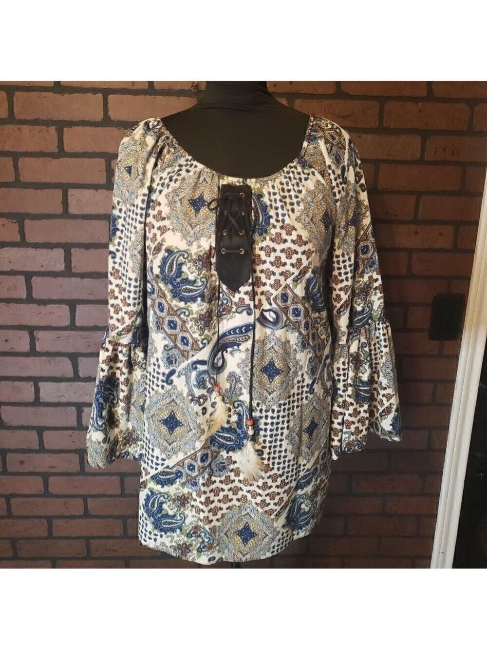 EMMA Rosa Paisley Print Shift Dress